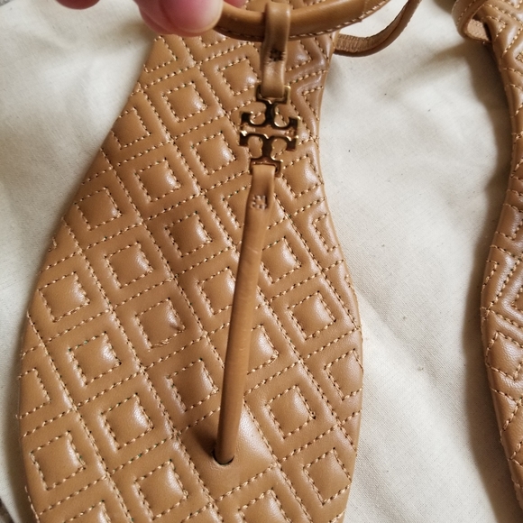 NWOB Tory Burch Marion tan sandal size 11 - Picture 3 of 6